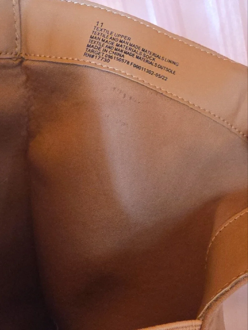 Target Brand Women's Tan Knee-High Block Heel Boots Sz 11